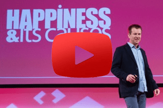 Michael de Manincor presenting at Happiness and its causes conference